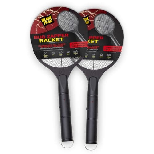 Black Flag Handheld Bug Zapper Racket